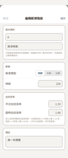 編輯薪資級距