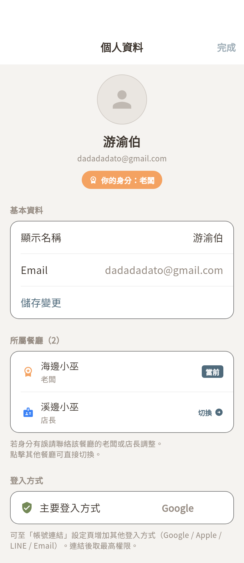 個人資料